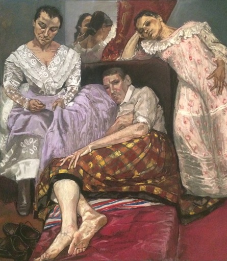 Paolo Rego. The company of women. 1997. pastel on paper mounted on aluminium