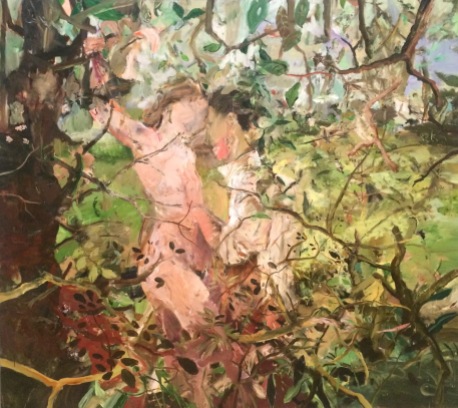 Cecily Brown. Teenage wildlife. 2003. oil paint on linen.